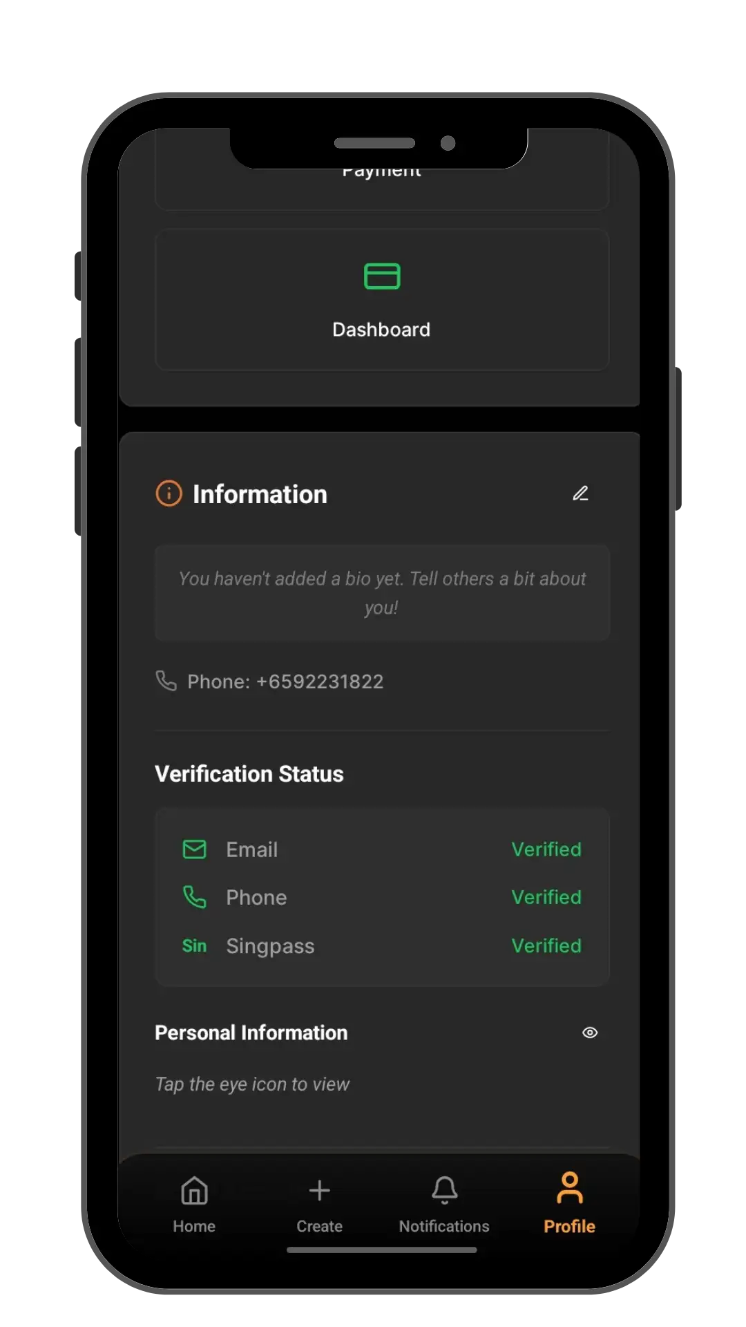 What We Built Screen